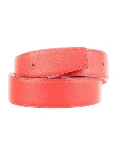 Pre-owned Hermes Reversible 32 Mm Belt Strap Belt Strap In Multi