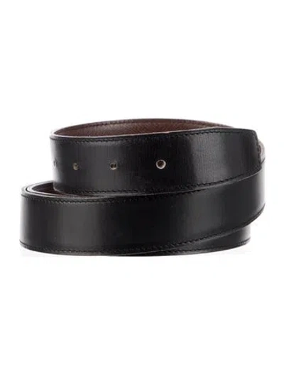 Pre-owned Hermes Reversible 32 Mm Belt Strap Belt Strap In Multi