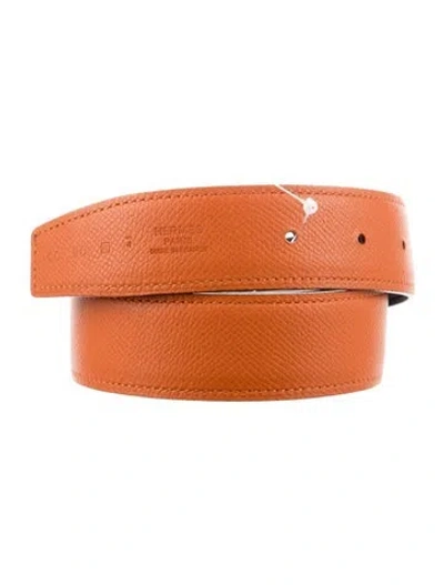 Pre-owned Hermes Reversible 32 Mm Belt Strap Belt Strap In Multi