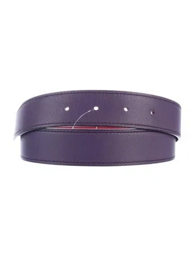 Pre-owned Hermes Reversible 32 Mm Belt Strap Belt Strap In Multi