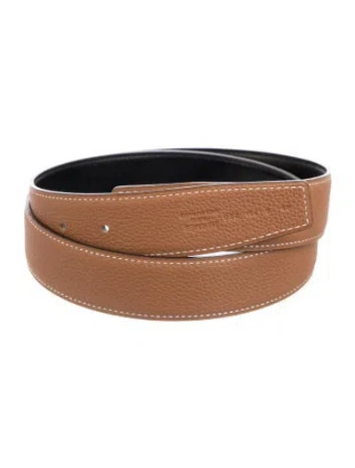 Pre-owned Hermes Reversible 32 Mm Belt Strap Belt Strap In Multi