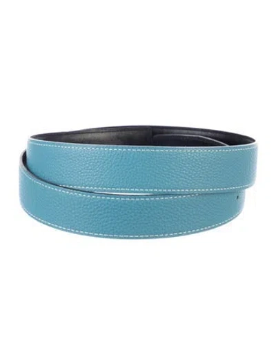 Pre-owned Hermes Reversible 32 Mm Belt Strap Belt Strap In Multi