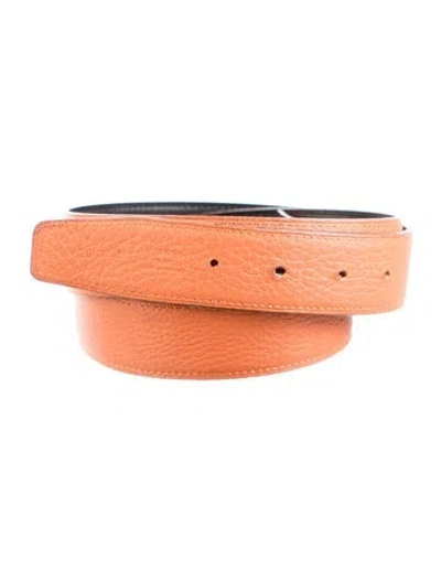 Pre-owned Hermes Reversible 32 Mm Belt Strap Belt Strap In Multi