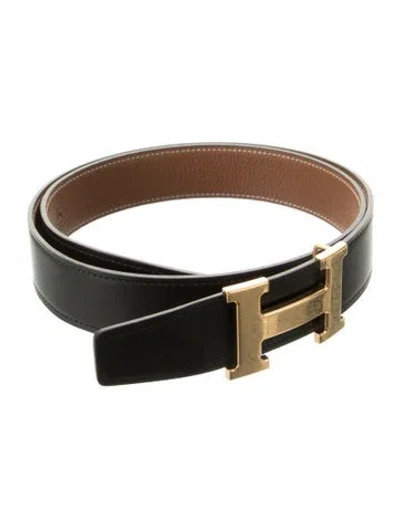 Pre-owned Hermes Reversible 32 Mm Constance Belt Kit In Multi