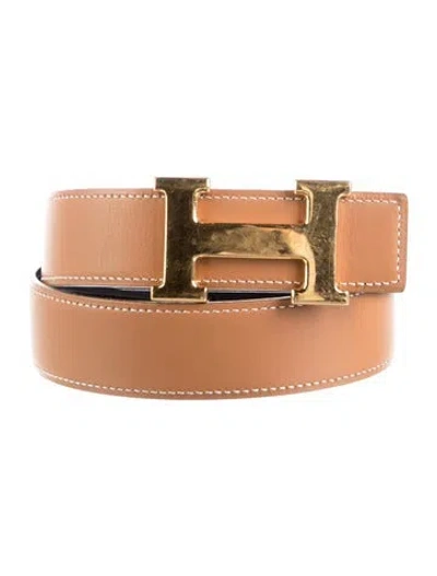 Pre-owned Hermes Reversible 32 Mm H Belt Kit