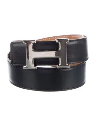 Pre-owned Hermes Reversible 32 Mm H Belt Kit In Multi
