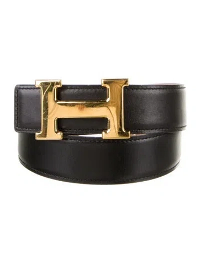 Pre-owned Hermes Reversible 32 Mm H Belt Kit In Multi