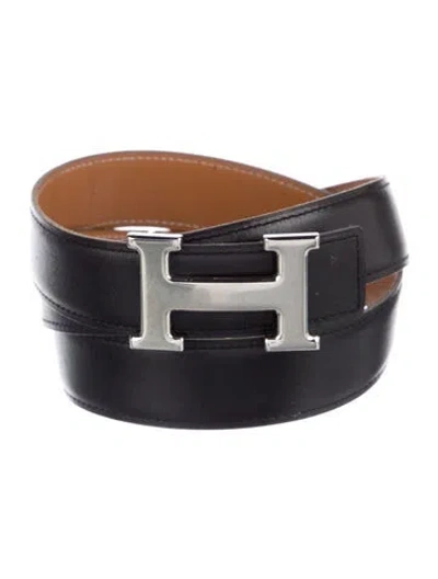 Pre-owned Hermes Reversible 32 Mm H Belt Kit In Multi