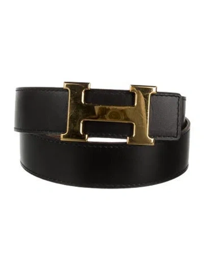 Pre-owned Hermes Reversible 32 Mm H Belt Kit In Multi