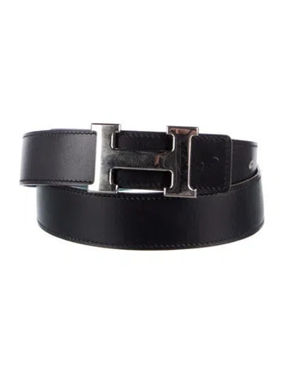 Pre-owned Hermes Reversible 32 Mm H Belt Kit In Multi