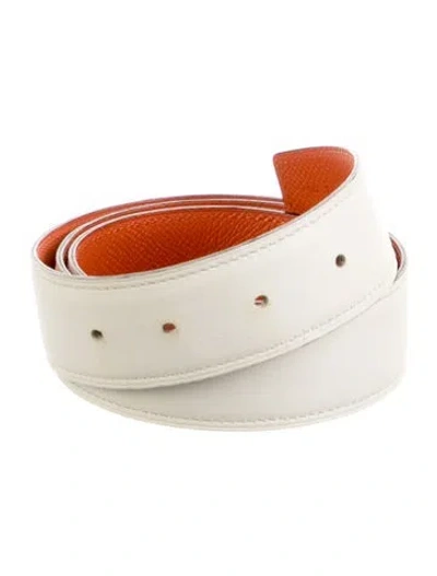 Pre-owned Hermes Reversible 32 Mm H Belt Kit In Multi