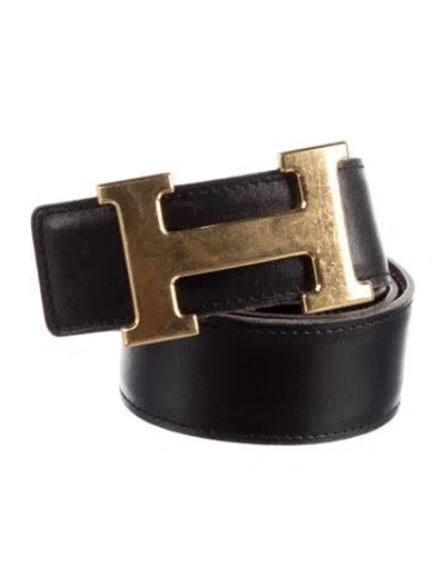 Pre-owned Hermes Reversible 32 Mm H Belt Kit In Multi