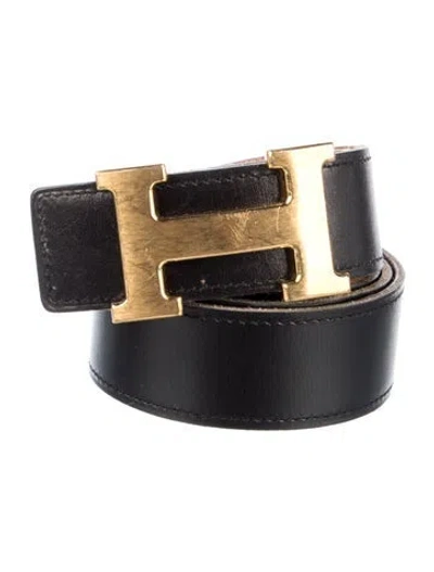 Pre-owned Hermes Reversible 32 Mm H Belt Kit In Multi