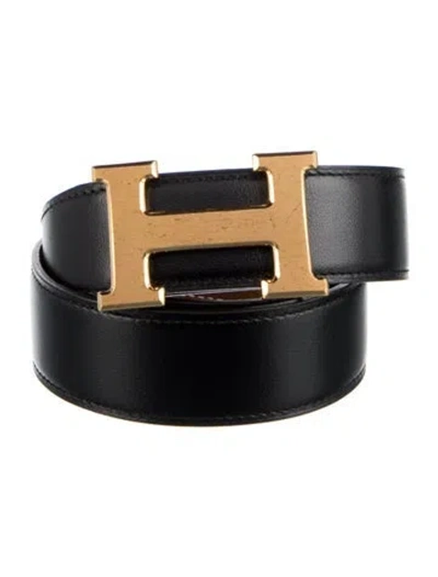 Pre-owned Hermes Reversible 32 Mm H Belt Kit In Multi