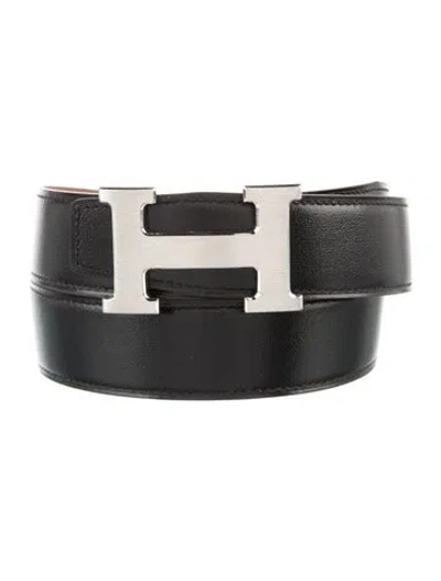Pre-owned Hermes Reversible 32 Mm H Belt Kit In Multi