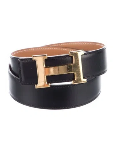 Pre-owned Hermes Reversible 32 Mm H Belt Kit In Multi