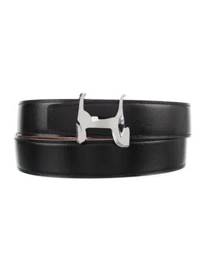 Pre-owned Hermes Reversible 32 Mm H Belt Kit In Multi