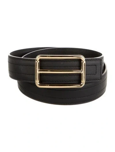Pre-owned Hermes Reversible 32 Mm H Rouleau Belt Kit In Black