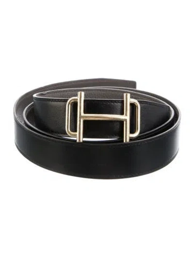 Pre-owned Hermes Reversible 32 Mm H Royal Belt Kit In Multi