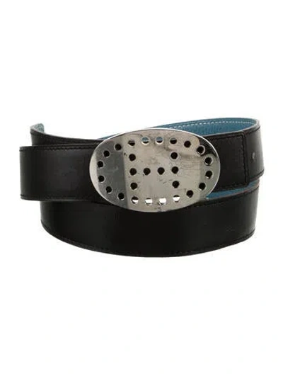 Pre-owned Hermes Reversible 32 Mm Mirage Belt Kit In Multi