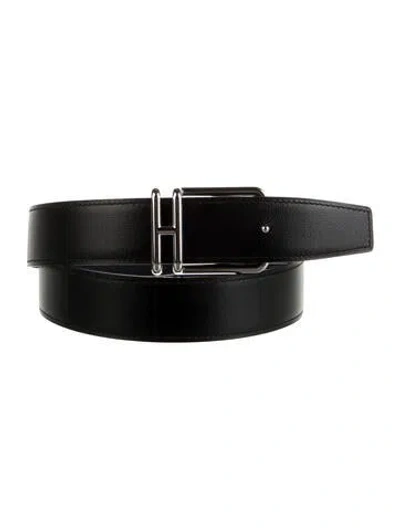Pre-owned Hermes Reversible 32 Mm Nathan Belt Kit In Multi