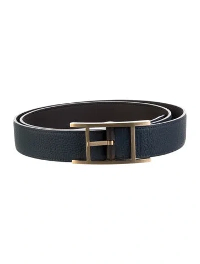 Pre-owned Hermes Reversible 32 Mm Quentin Belt In Multi