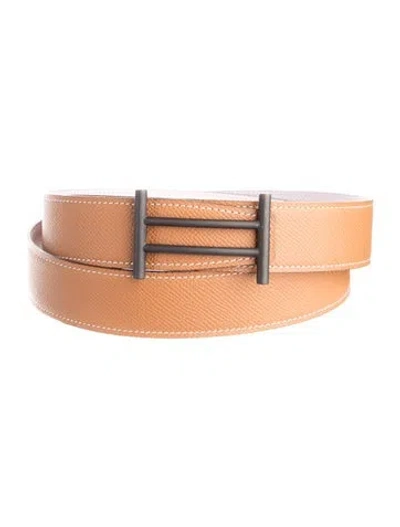 Pre-owned Hermes Reversible 32 Mm Rider Belt Kit In Multi