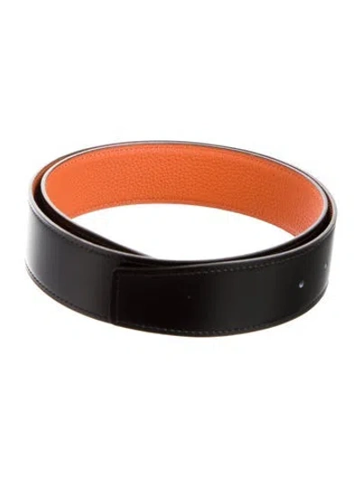 Pre-owned Hermes Reversible 38 Mm Belt Strap Belt Strap In Multi