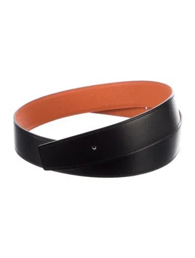Pre-owned Hermes Reversible 38 Mm Belt Strap Belt Strap In Multi