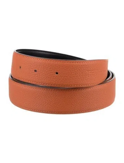 Pre-owned Hermes Reversible 38 Mm Belt Strap Belt Strap In Multi