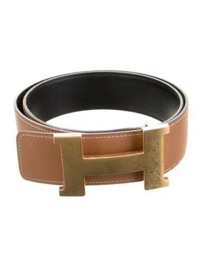 Pre-owned Hermes Reversible 38 Mm Constance Belt Kit In Multi