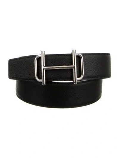 Pre-owned Hermes Reversible 38 Mm Gamma Belt Kit