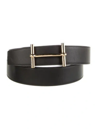 Pre-owned Hermes Reversible 38 Mm H D'ancre Belt Kit In Multi