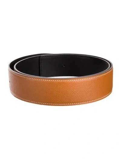 Pre-owned Hermes Reversible 42 Mm Belt Strap Belt Strap In Multi
