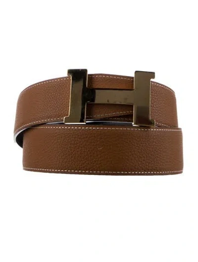 Pre-owned Hermes Reversible 42 Mm Constance Belt Kit In Multi