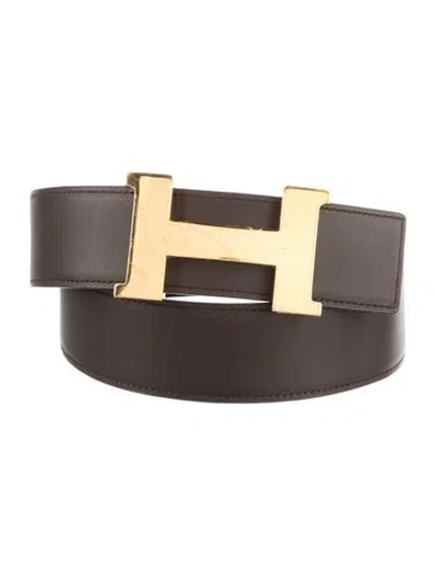 Pre-owned Hermes Reversible 42 Mm Constance Belt Kit In Multi