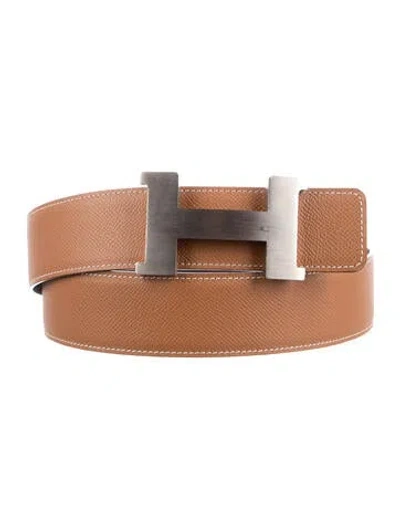 Pre-owned Hermes Reversible 42 Mm Constance Belt Kit In Multi