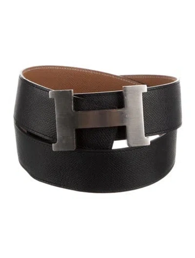 Pre-owned Hermes Reversible 42 Mm Constance Belt Kit In Multi