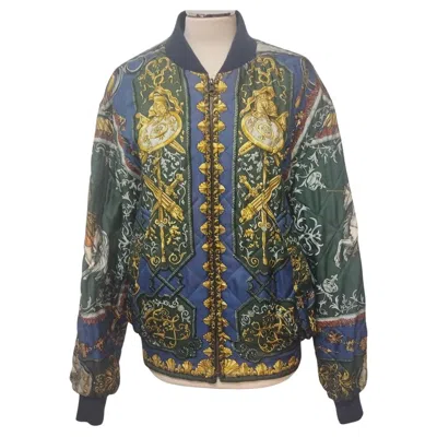 Pre-owned Hermes Hermès Reversible Bomber Fr 46 In Gray