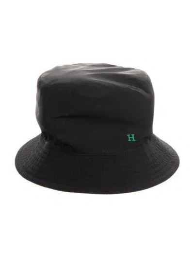 Pre-owned Hermes Reversible Bucklet Hat In Blue