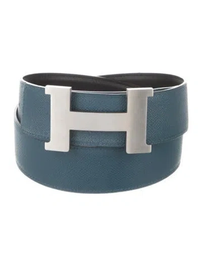 Pre-owned Hermes Reversible Epsom Leather Constance Belt Kit In Multi