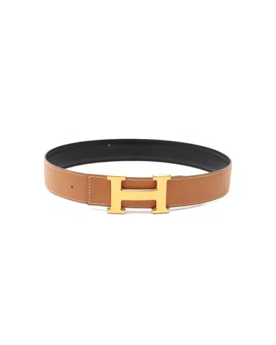 Pre-owned Hermes Hermès Reversible H Belt, Size 85 In Multi