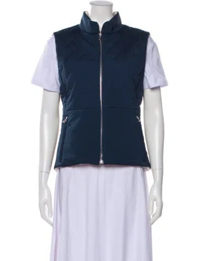 Pre-owned Hermes Reversible Vest In Blue