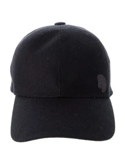 Pre-owned Hermes Riley Clou Carrousel Cap In Black