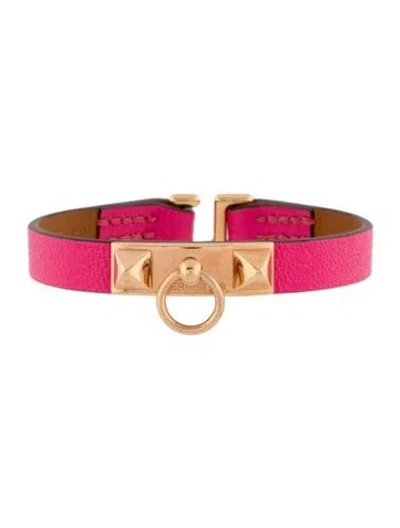 Pre-owned Hermes Rivale Mini Bracelet, 6" In Multi