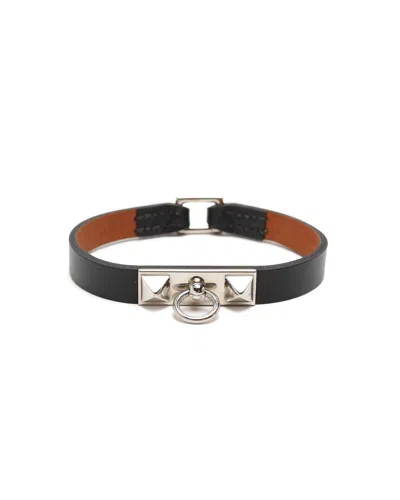 Pre-owned Hermes Hermès Rivale Mini Bracelet In Black