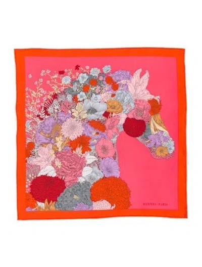 Pre-owned Hermes Robe Legere Silk Scarf W/ Tags In Multi