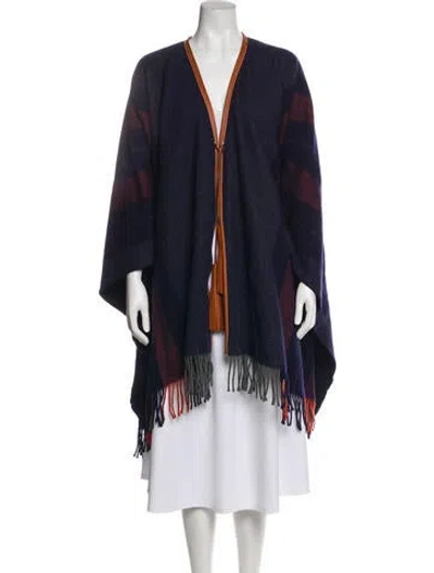 Pre-owned Hermes Rocabar Merino Wool Sweater In Blue