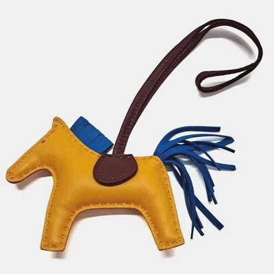 Pre-owned Hermes Rodeo Bag Charm Small In Multi