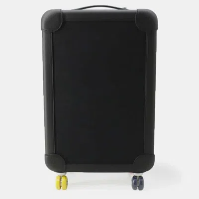 Pre-owned Hermes Rolling Mobility Suitcase Black Taurillon Clemence